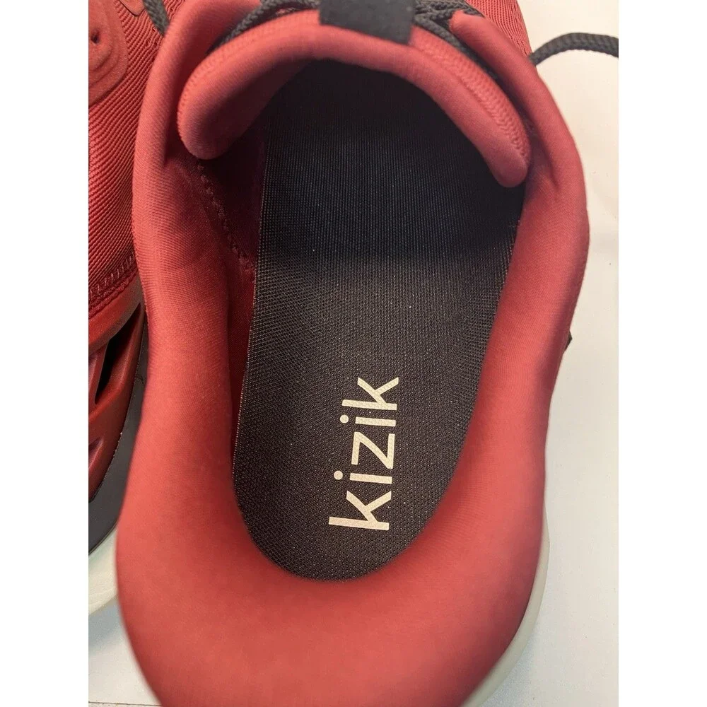 Kizik Mens Athens 2 Red Hands Free Sneakers Athletic Running Shoes Size 11.5